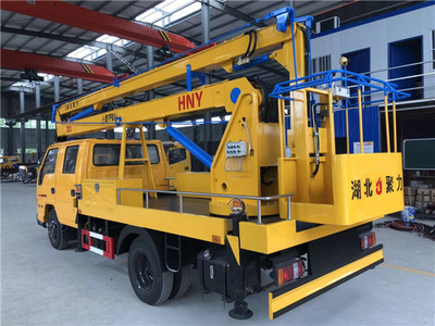湖北福田43米高空作業車價格解析及產品圖片，兼談清洗吸污車選購要點